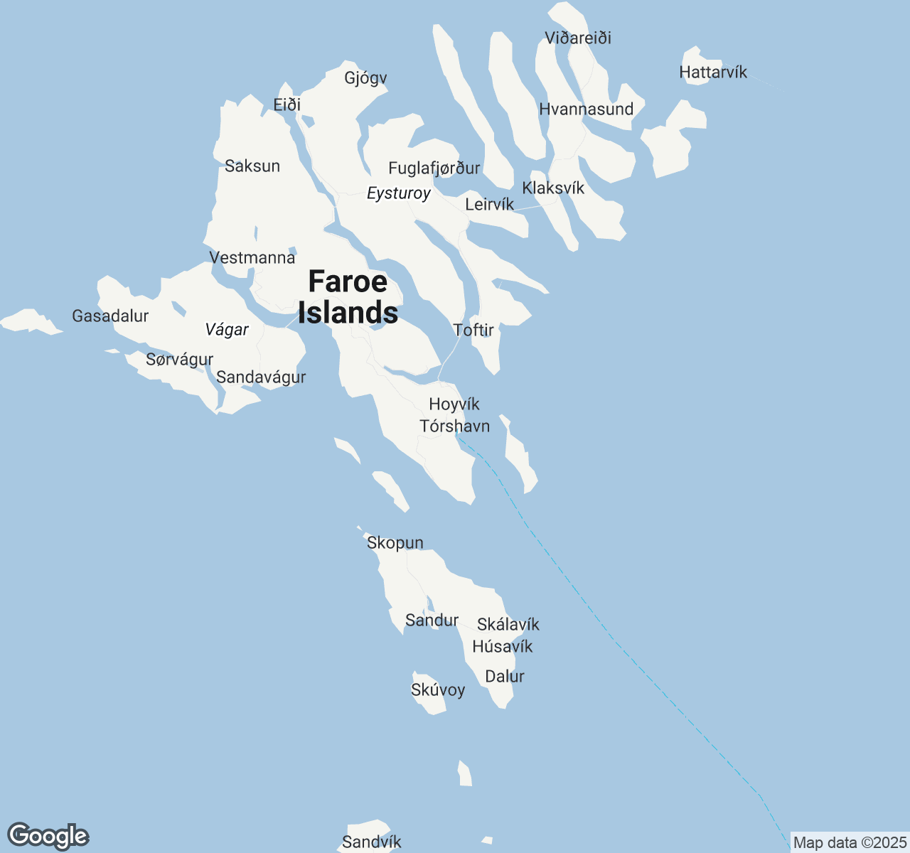 Map of Torshavn